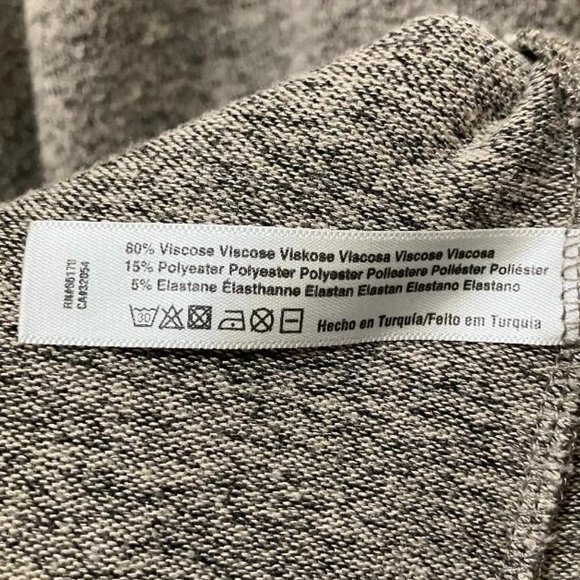 Anthropology Saturday Sunday Marled Gray Cowl Neck Sweater Dress Size Medium - Picture 4 of 5